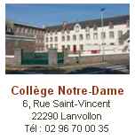 Logo College Notre Dame LANVOLLON